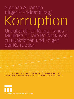 cover image of Korruption